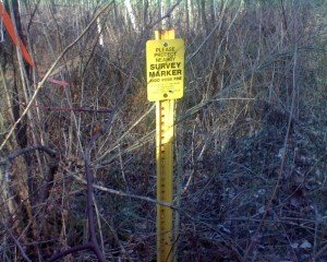 Geographic survey marker - Abrams WWA