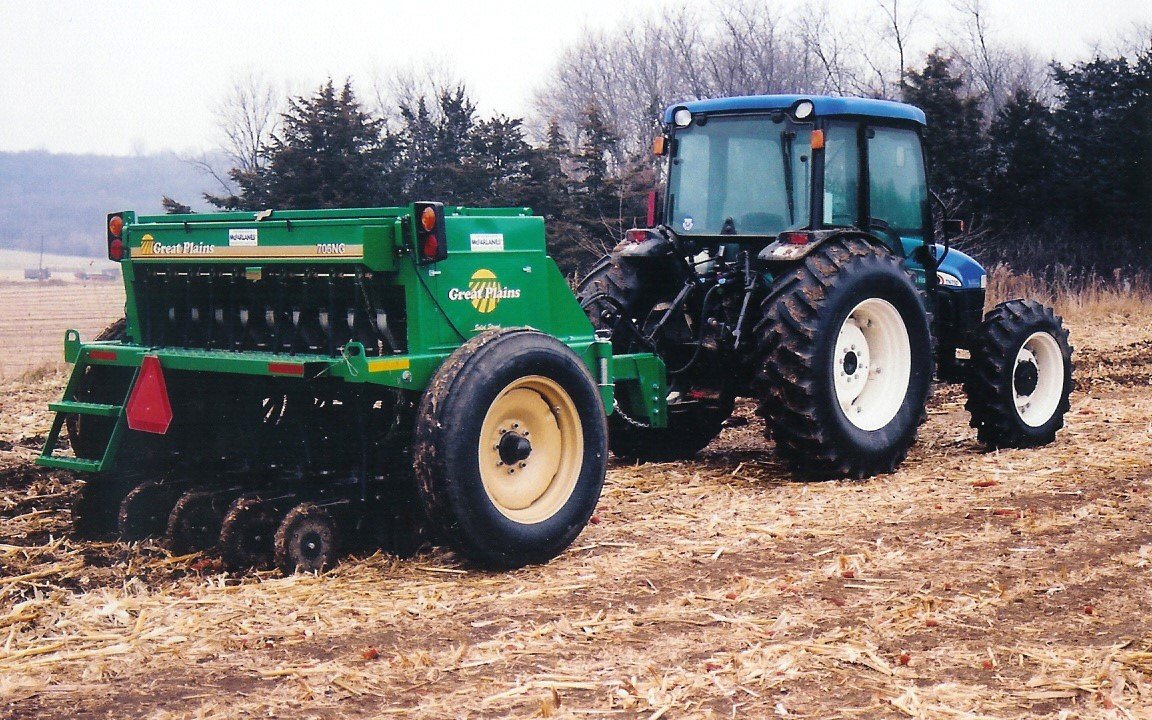 Seeding adjacent grasslands