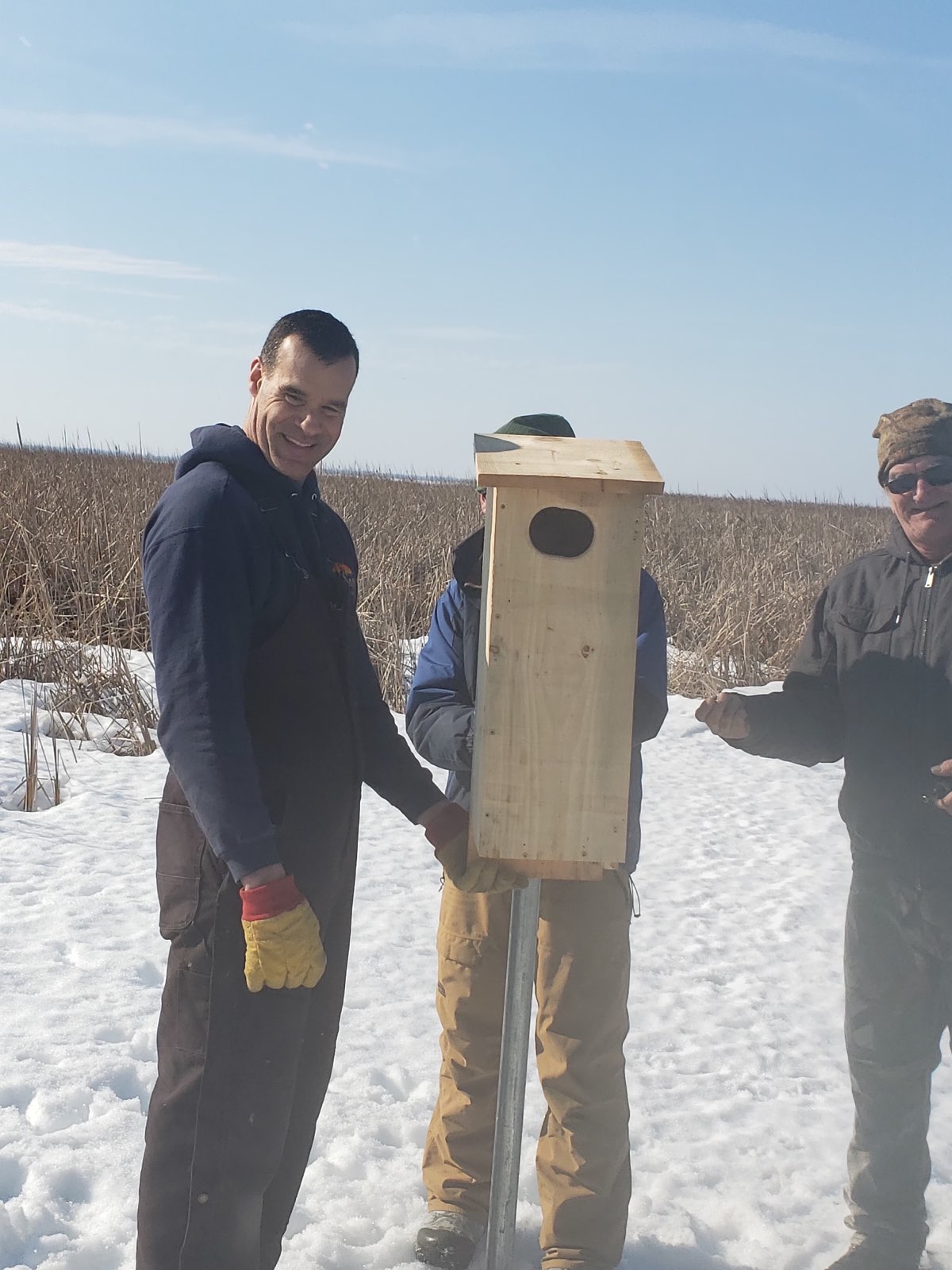 Valley Wood Duck Box Install March 2020.7